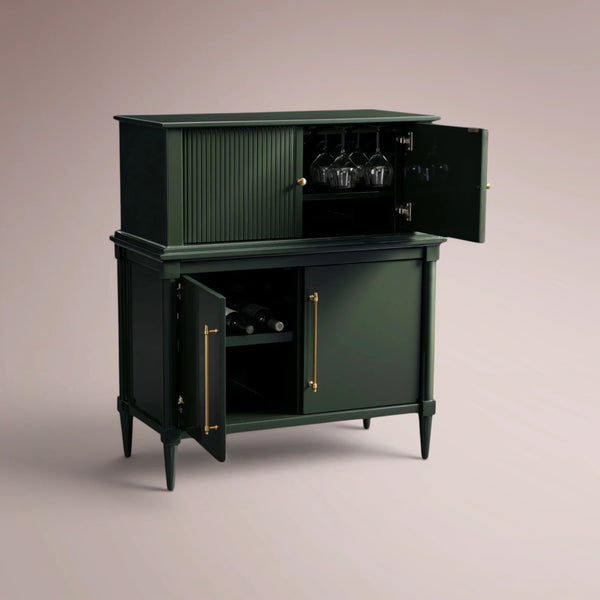 Sculpted Bar Cabinet