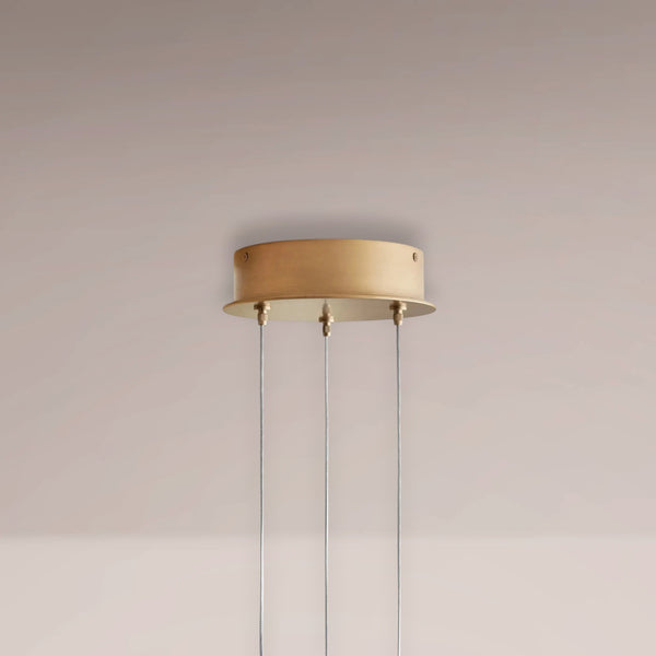 Julie Alabaster Round Chandelier