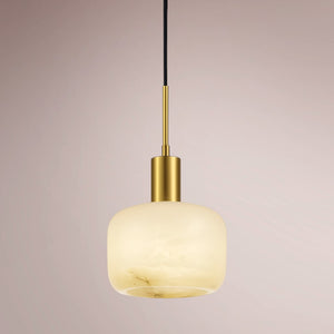 Orivex Alabaster Drum Pendant