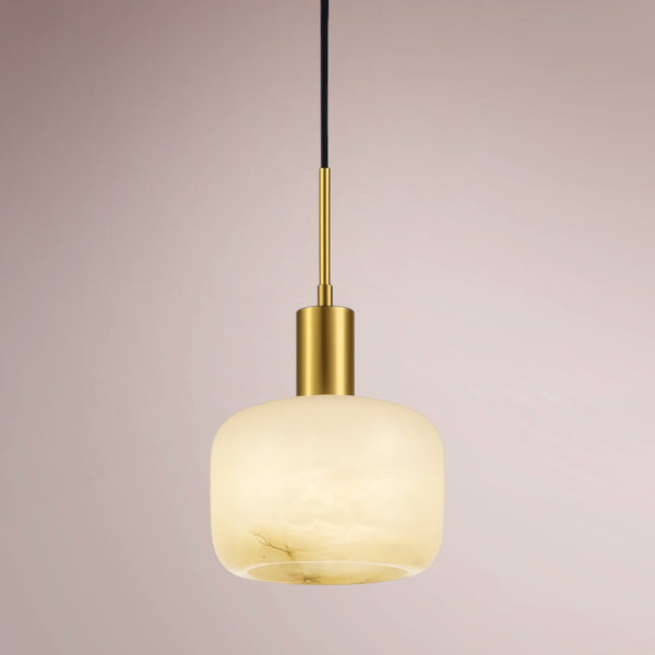 Orivex Alabaster Drum Pendant