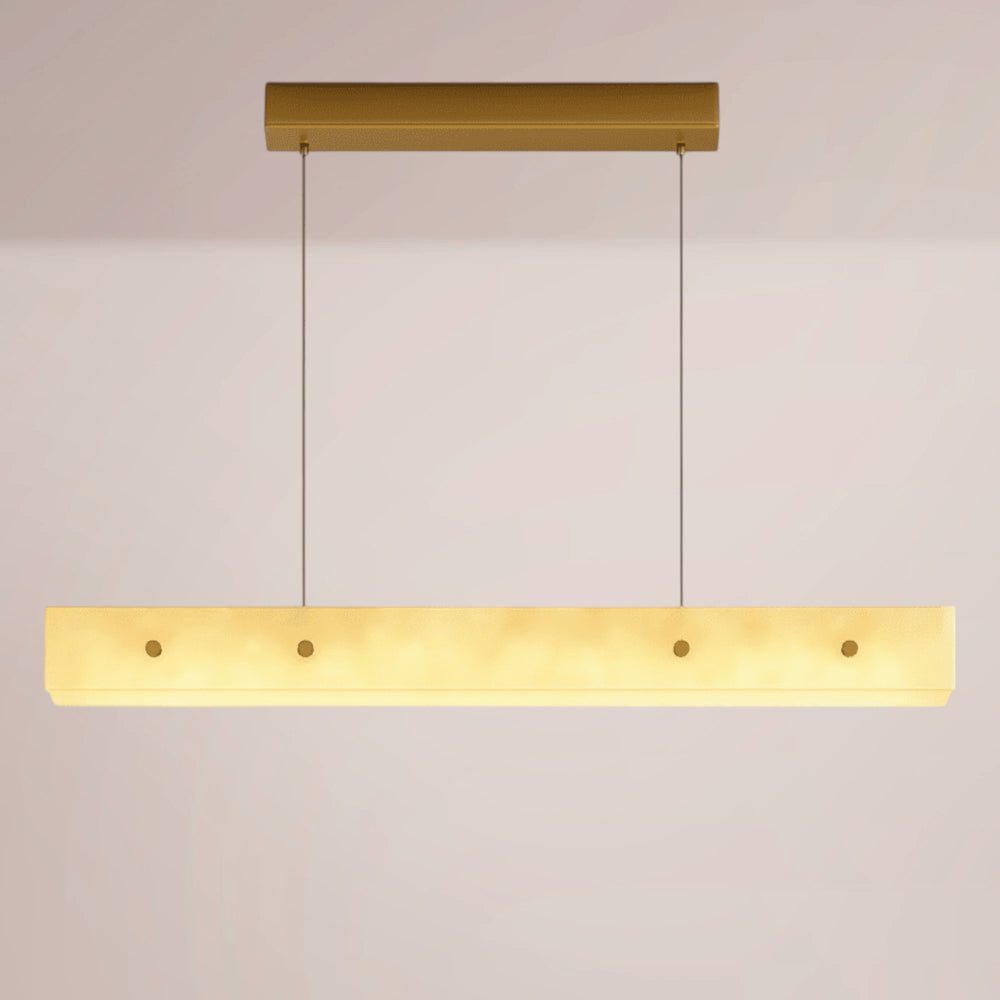 Qirex Alabaster Linear Chandelier