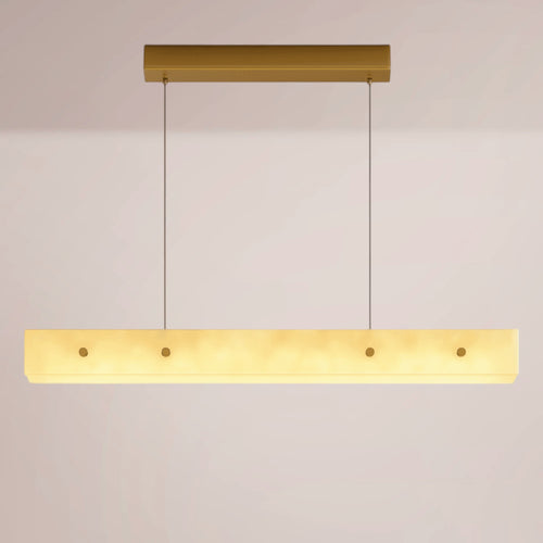 Qirex Alabaster Linear Chandelier