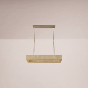 Quorix Rectangular Alabaster Chandelier