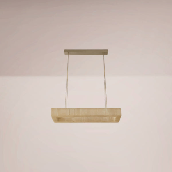Quorix Rectangular Alabaster Chandelier