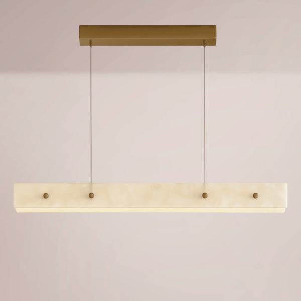 Qirex Alabaster Linear Chandelier