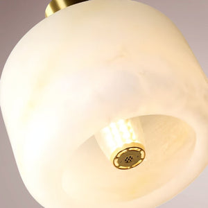 Orivex Alabaster Drum Pendant