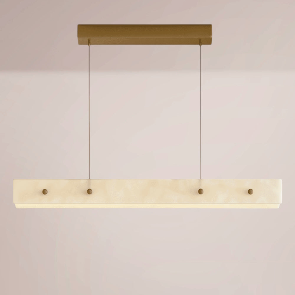 Qirex Alabaster Linear Chandelier