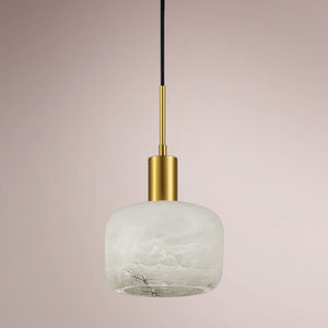 Orivex Alabaster Drum Pendant