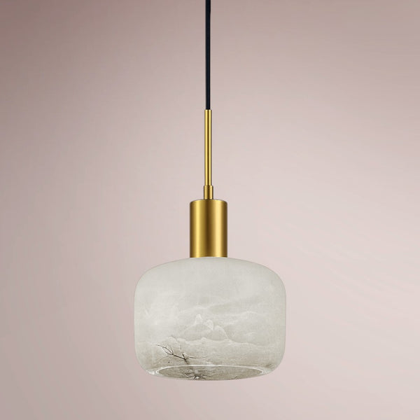 Orivex Alabaster Drum Pendant