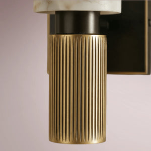 Aurex Column Alabaster Sconce