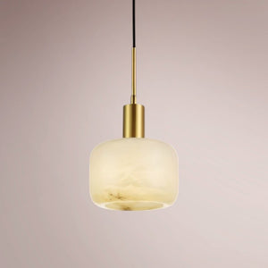 Orivex Alabaster Drum Pendant