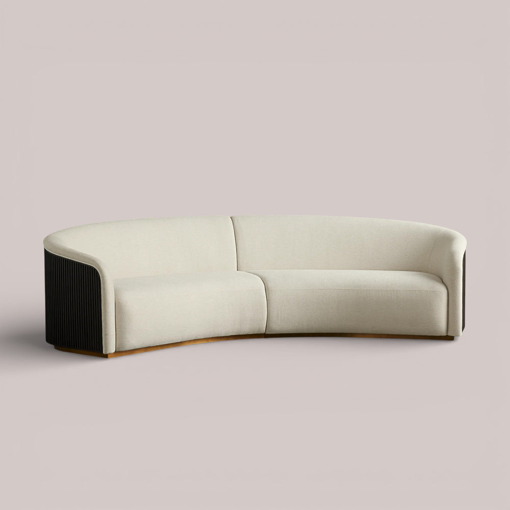Fanny Two-Piece Curved Sectional