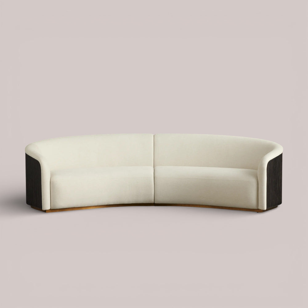 Fanny Two-Piece Curved Sectional