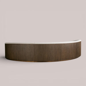 Fanny Three-Piece Curved Sectional