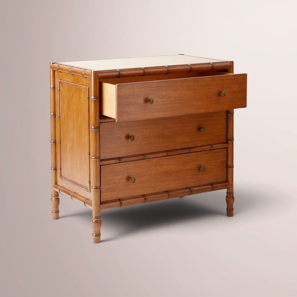 Ravelle Three-Drawer Nightstand