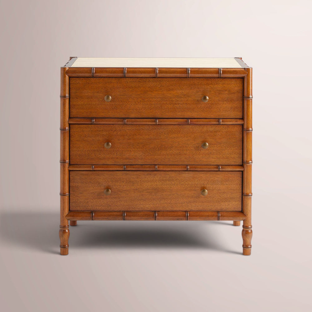 Ravelle Three-Drawer Nightstand