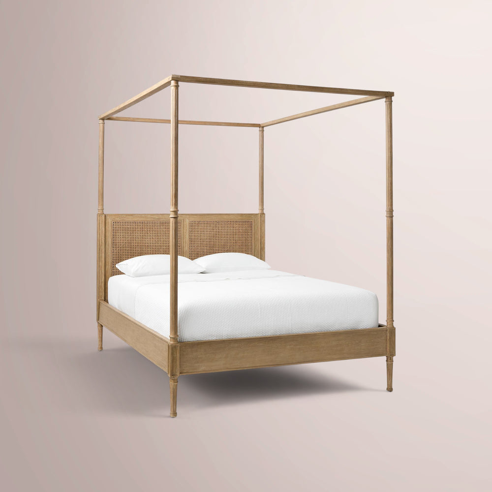 Harbourn Cane Four Poster Bed