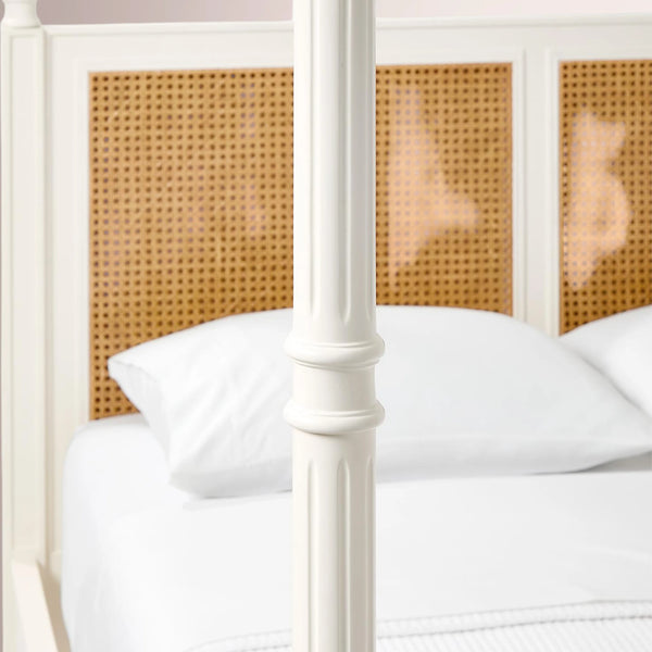 Harbourn Cane Four Poster Bed