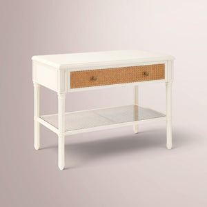 Harbourn Cane Wide Nightstand