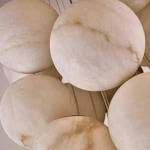 Dovian Cluster Alabaster Globe Chandelier
