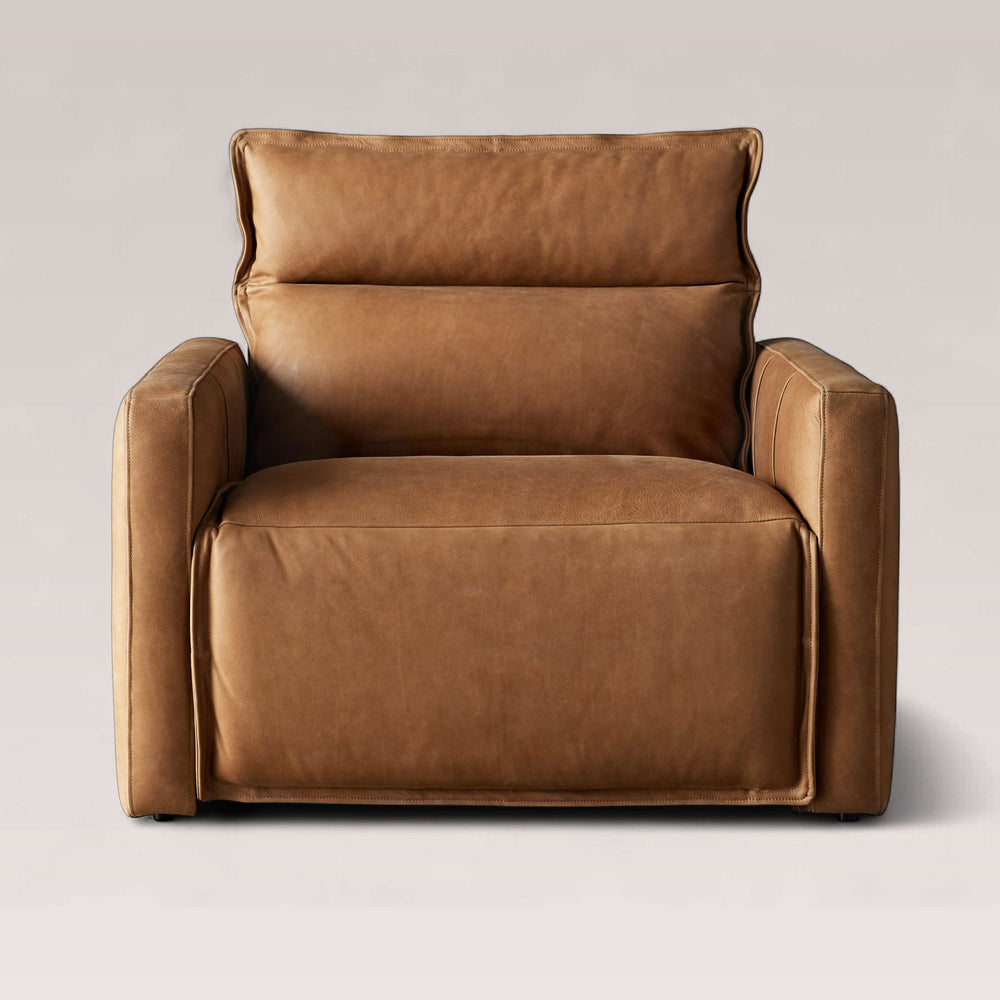 Perotin真皮高背电动躺椅