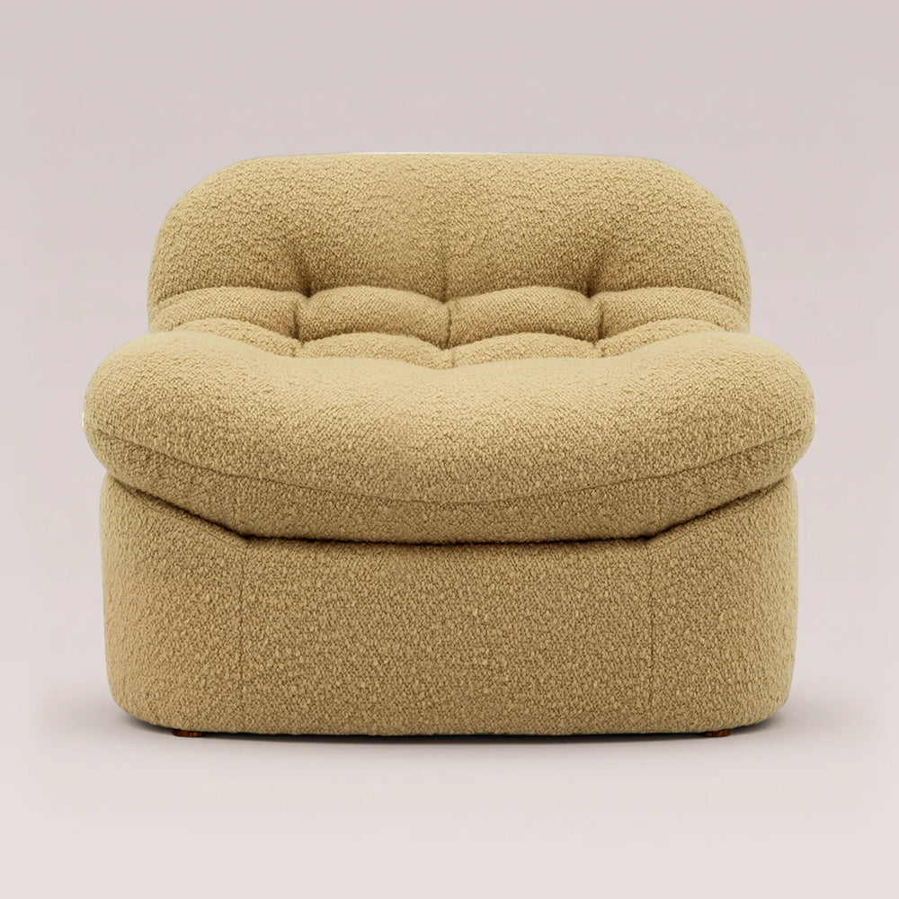 柔软的奶油泡芙椅