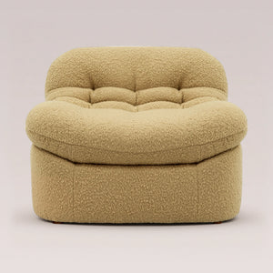 柔软的奶油泡芙椅