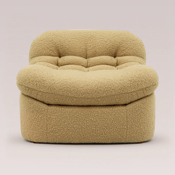 柔软的奶油泡芙椅