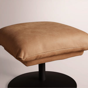 Deaken Leather Ottoman