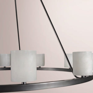 Elvora Ringed Alabaster Chandelier