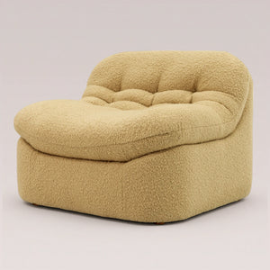 柔软的奶油泡芙椅