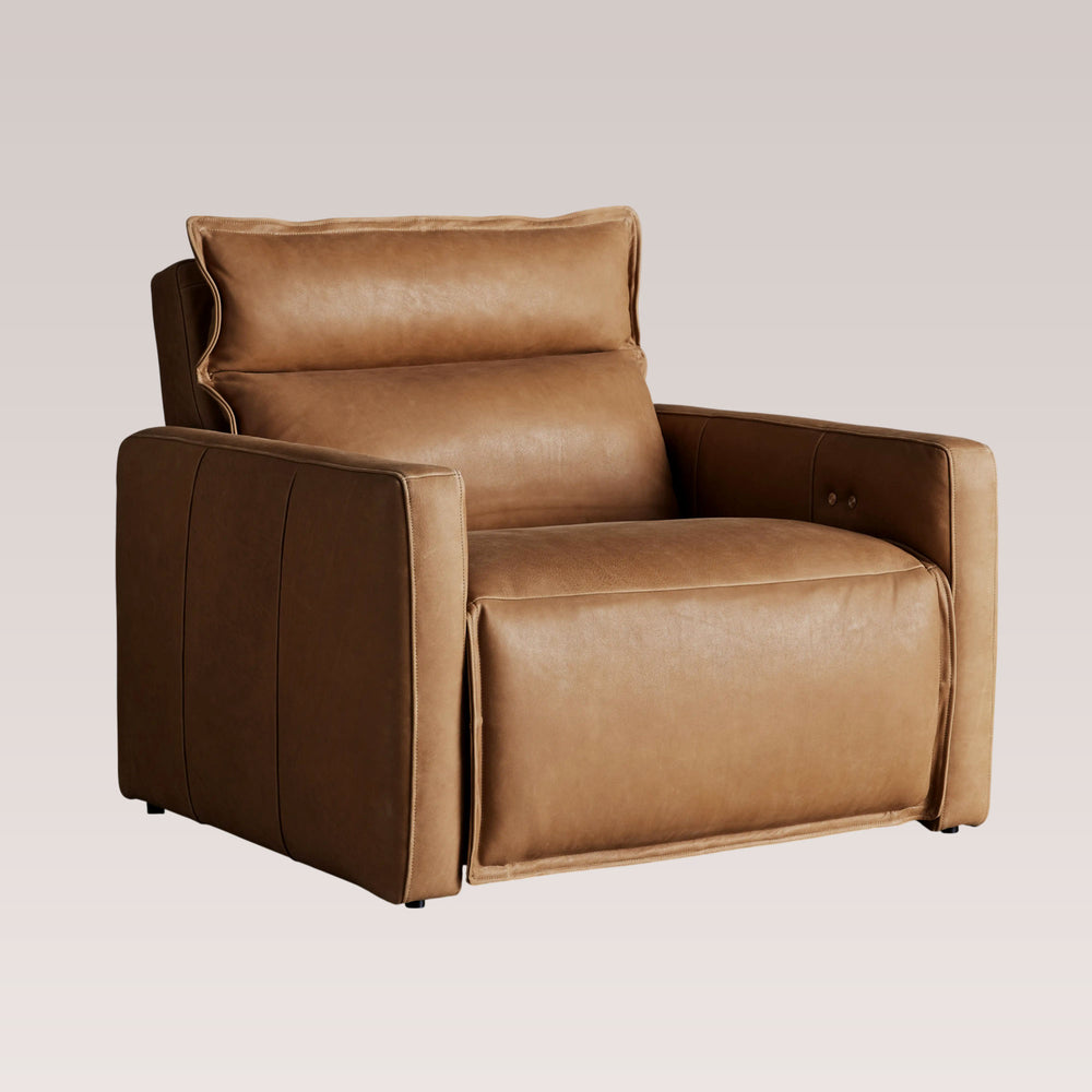 Perotin真皮高背电动躺椅