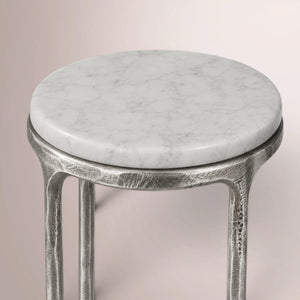 Calix Series Marble Round Drink Table