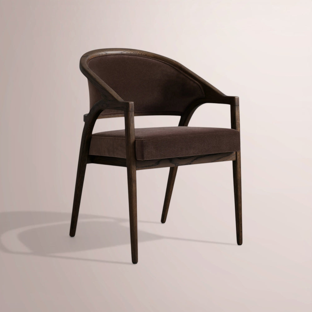 Aymen Upholstered Back Dining Arm Chair