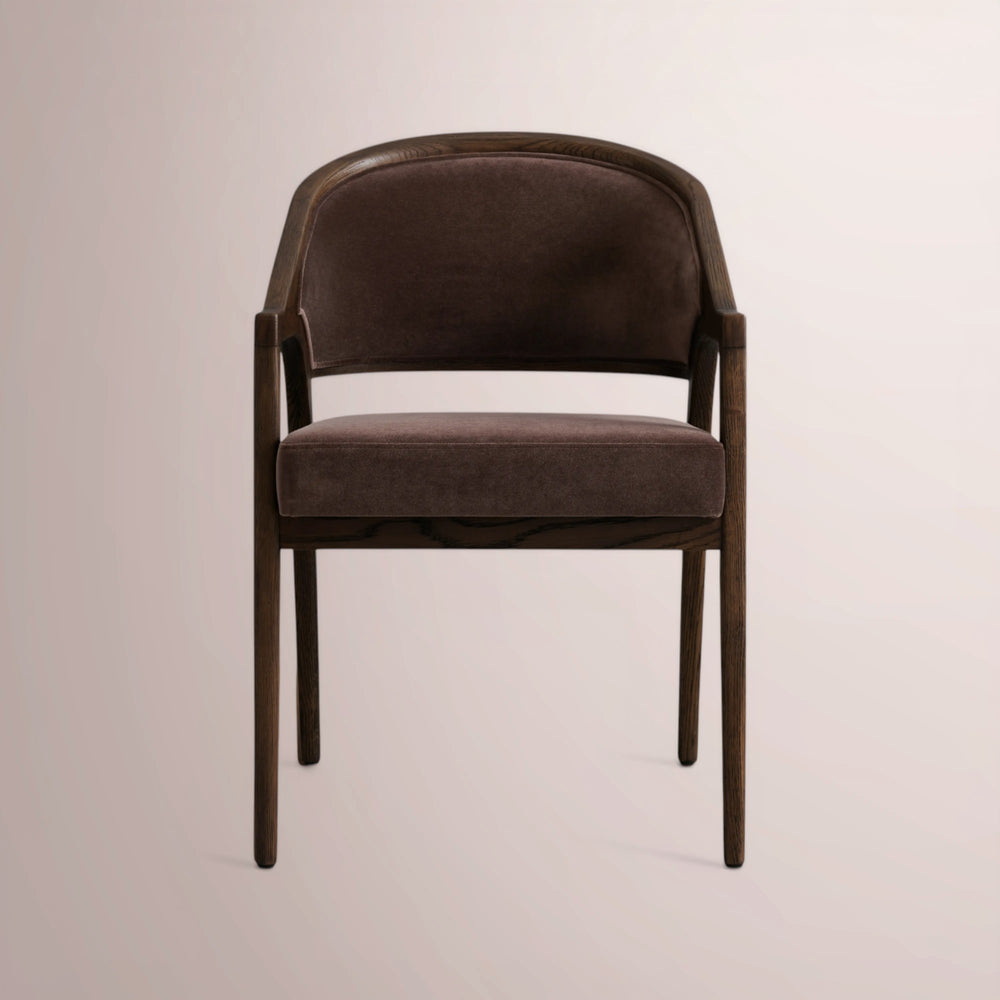 Aymen Upholstered Back Dining Arm Chair