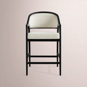 Aymen Upholstered Back Counter Stool