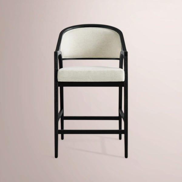 Aymen Upholstered Back Counter Stool