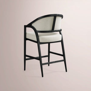 Aymen Upholstered Back Counter Stool