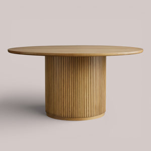 Fanny Round Wood Dining Table