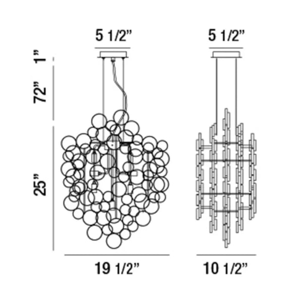 Aurielle Cluster Chandelier