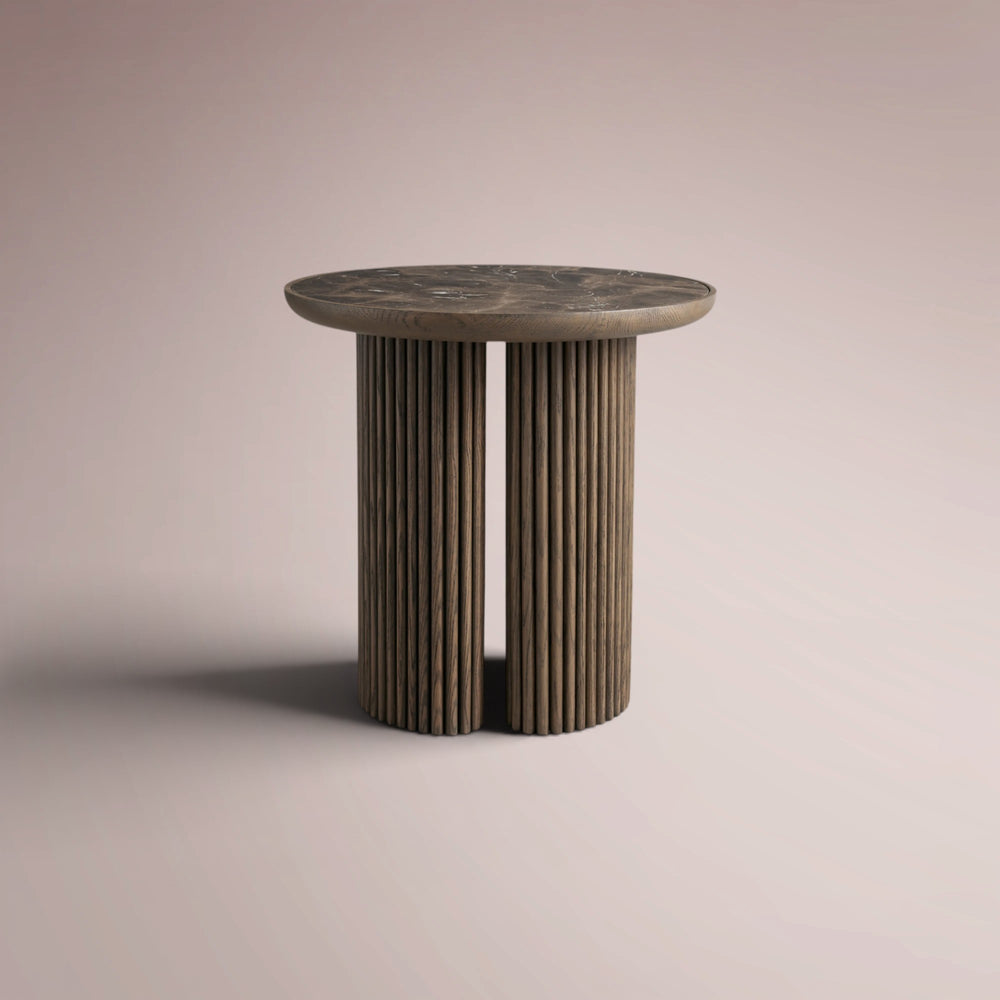 Averon Round End Table