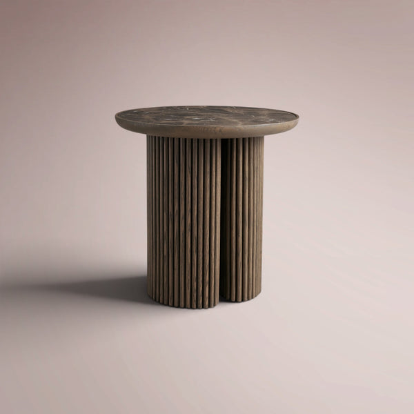 Averon Round End Table