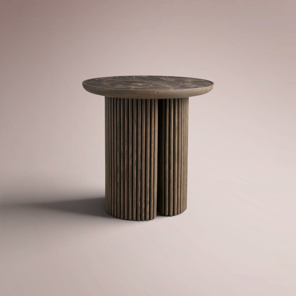 Averon Round End Table