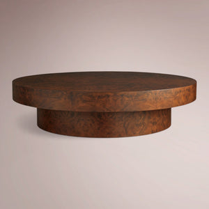 Kiana Burl Round Coffee Table