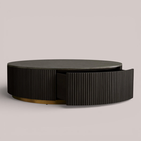 Fanny Round Storage Coffee Table