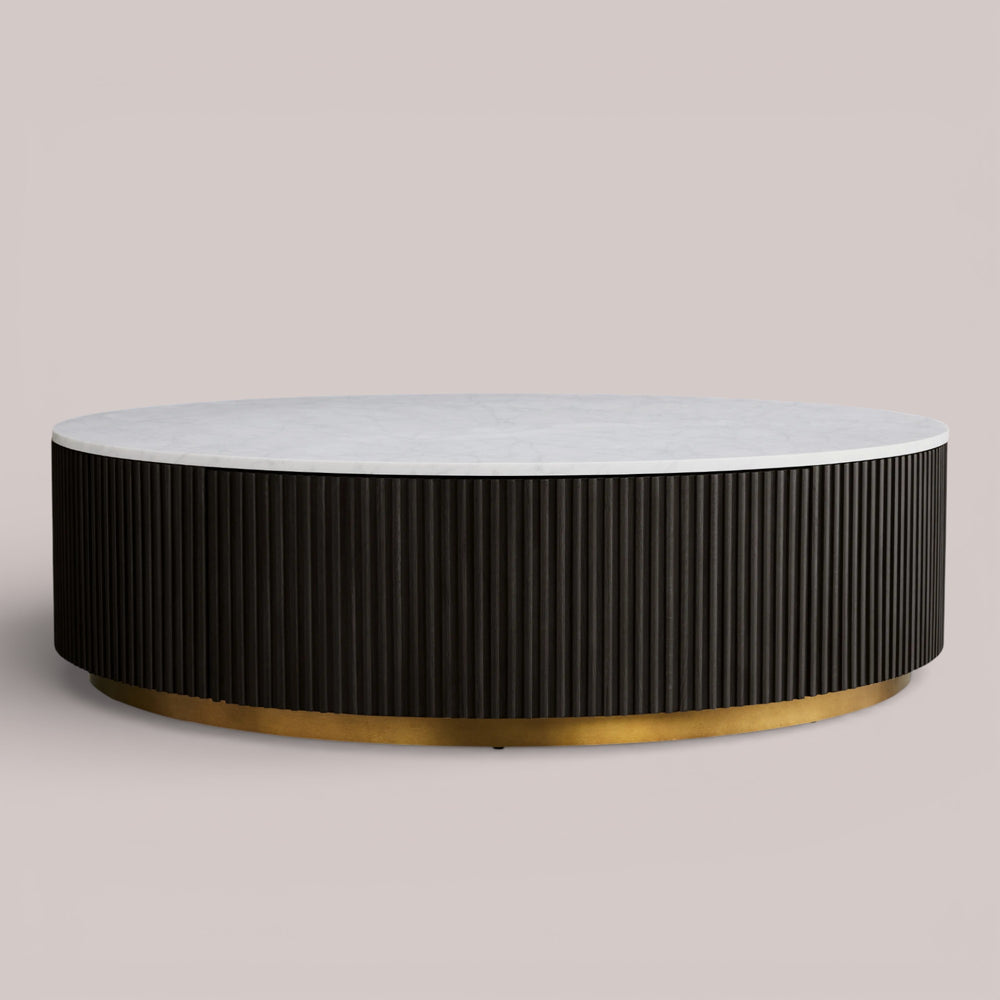 Finnley Round Storage Coffee Table