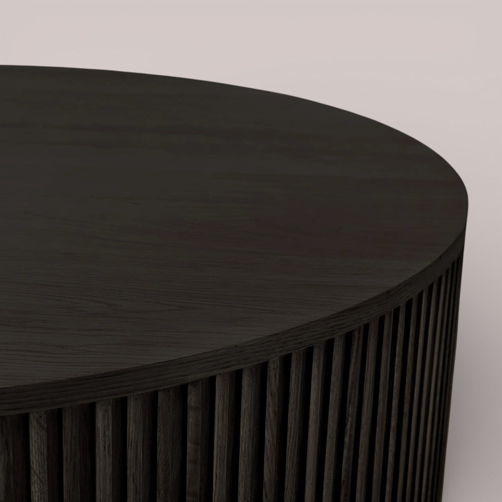 Fanny Round Wood Coffee Table