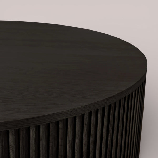 Fanny Round Wood Coffee Table