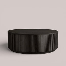 Fanny Round Wood Coffee Table