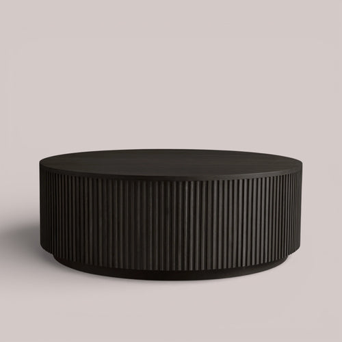 Fanny Round Wood Coffee Table